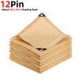 thumbnail image 1 of 4 Kinds of Style Thicken 12Pin Anti-UV 90% Shading Rate HDPE Sun Shade Net Pergola Camping Mesh Outdoor Awnings Swimm Pool Cover1x4m He Qiyong unisex, 1 of 2