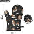 thumbnail image 6 of Cute Oven Mitts,Basset Hounds with Bones and Presents Oven Mitt 2-Pack Set,Kitchen Gloves for Oven,Heat Resistant Oven Mitts 7.7"x12", 6 of 7