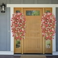 thumbnail image 6 of 4 Pack Artificial Hanging Flowers, Hanging Plants Look Real Flowers for Outside Porch Patio Window Box Yard Home Decor Outdoor Garden Thanksgiving Fall Decoration, 6 of 8