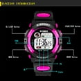 thumbnail image 2 of Relojes deportivos para niños, reloj multifunción resistente al agua hasta 30M, reloj LED Digital de doble acción, relojes electrónicos, regalo para niños y niñas, 2 of 4