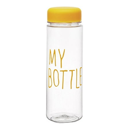 

YeccYuly 500ml Water Cup Attractive Large Capacity PC Smooth Edge Leak-proof Juice Cup for Daily