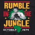 thumbnail image 3 of Muhammad Ali - Boxing Legend - Rumble In The Jungle Oct. 1974 - Men's Short Sleeve Graphic T-Shirt, 3 of 5