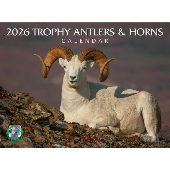 2026 Trophy Antlers  Horns Calendar
