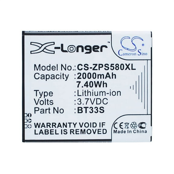 2000mAh BT33S Battery for ZOPO 6580 ZP580