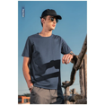 thumbnail image 1 of Camiseta de manga corta de algodón de seda de hielo para hombre, camiseta de capa base de seda brillante de media manga de color sólido de moda de verano simple, camiseta de ajuste superior, 1 of 4