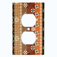thumbnail image 2 of Metal Light Switch Plate Outlet Cover Colorful Ethnic Aztec Tribal Pattern SFR052, 2 of 13
