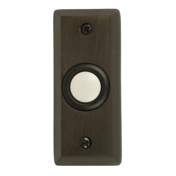 Craftmade Bs8 Beveled Rectangle Pushbutton From The Builder Surface Mount Collection -
