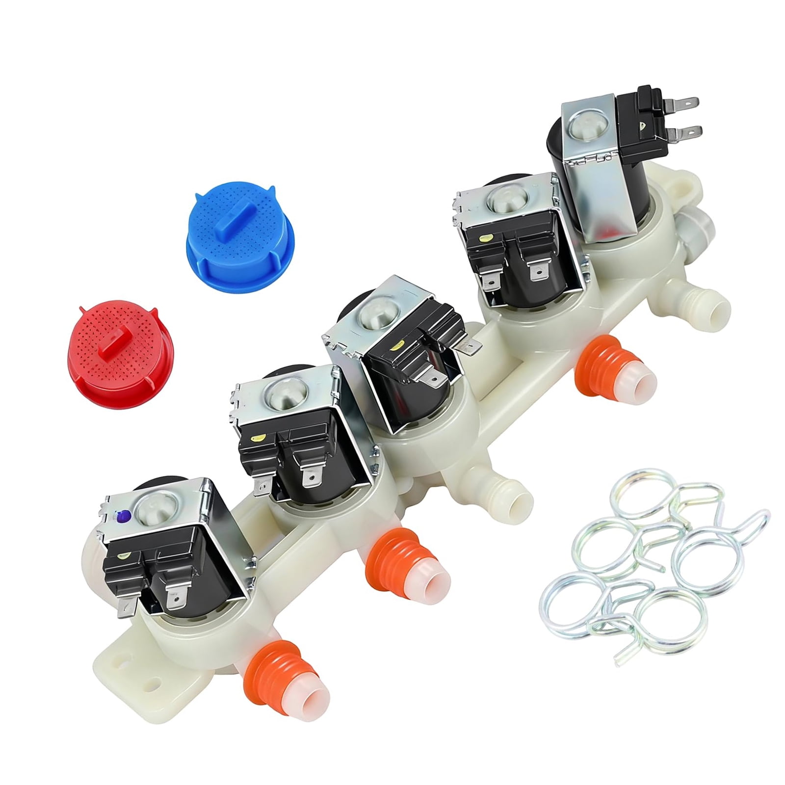 Washing Machine Water Inlet Valves With Efficient Flows Control AJU75152601 Washer Solenoid Valves Easy to Install