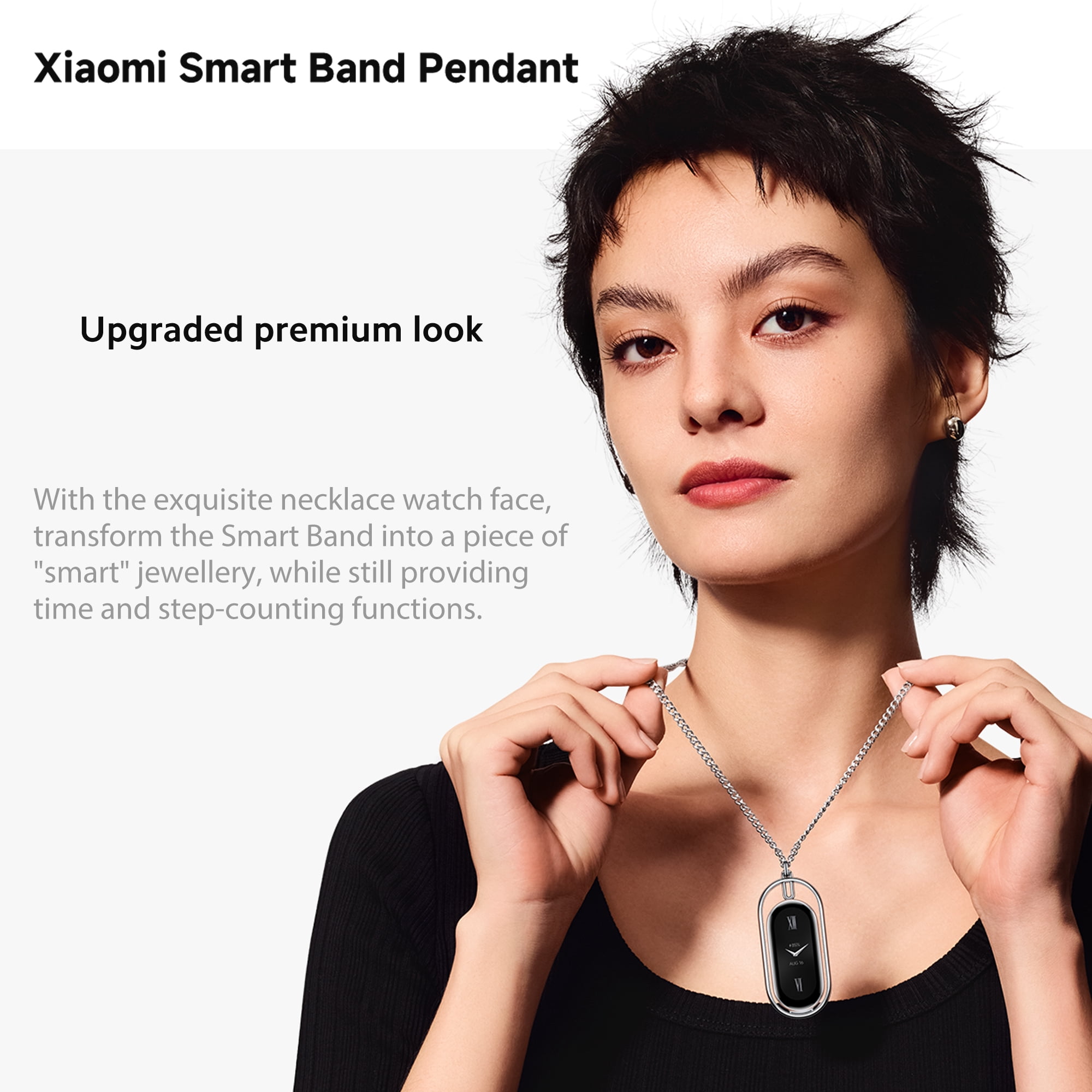 Xiaomi Fitness Tracker, 1.62'' AMOLED Display, 21-Day Battery Life, 150+ Fitness Modes, ATM5, for Android & iPhone, Midnight Balck