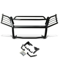 DNA Motoring For 03-08 Honda Pilot Black Mild Steel Full Front End Bumper Brush Grille Guard