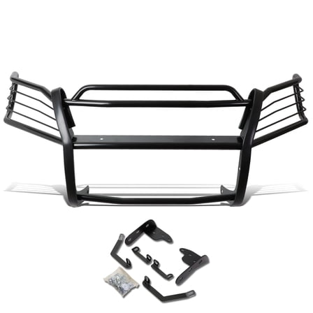 DNA Motoring For 03-08 Honda Pilot Black Mild Steel Full Front End Bumper Brush Grille Guard