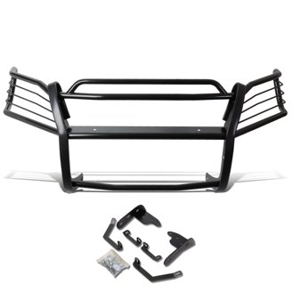 Black Mild Steel Front Bumper Grille/Brush/Headlight Guard for 07-11 Black Mild Steel Front Bumper Grille/Brush/Headlight Guard for 07-11