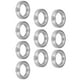 thumbnail image 3 of Piezas de polea para patines, rodamiento de bolas de acero inoxidable de alta velocidad de rotación, 10 Uds., S6906Z, 3 of 5