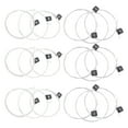 thumbnail image 4 of 3 Set Classical Guitar Strings Replacement Nylon Strings with Silver Plated Wound Stable Pitch, 4 of 7