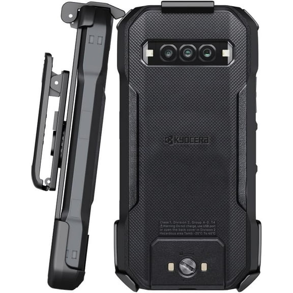 BELTRON Belt Clip Holster for Kyocera DuraForce Pro 3, Heavy Duty Rotating Belt Clip Holder Case Compatible with Duraforce Pro3 E7200 Verizon Wireless - Case Free Design Supports 2.25" Duty Belt