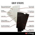 thumbnail image 2 of CatTongue Non-Slip Strips - 2" x 8.5" Pre-Cut Non-Abrasive Grip Tape Strips - Waterproof, Heavy-Duty Anti-Slip Tape, Clear, 2 of 4