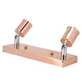 thumbnail image 3 of ZPSHYD E27 Lamp Holder with Base, Lamp Holder with Rectangular Turning Base DIY Accessories for Ceiling Wall Lamp Bulb Base Holder(rose gold), 3 of 8