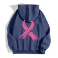 thumbnail image 2 of Breast Cancer Awareness Hoodies for Women 2025 Zip Up Long Sleeve Hoodie with Pockets Hooded Sweatshirt Women Jacket, 2 of 6