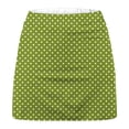 thumbnail image 6 of QATAINLAV Women's High Waisted Tennis Skirts Fashion Polka Dot Athletic Golf Skorts Built in Shorts Running Sport Mini Skirts White L, 6 of 6