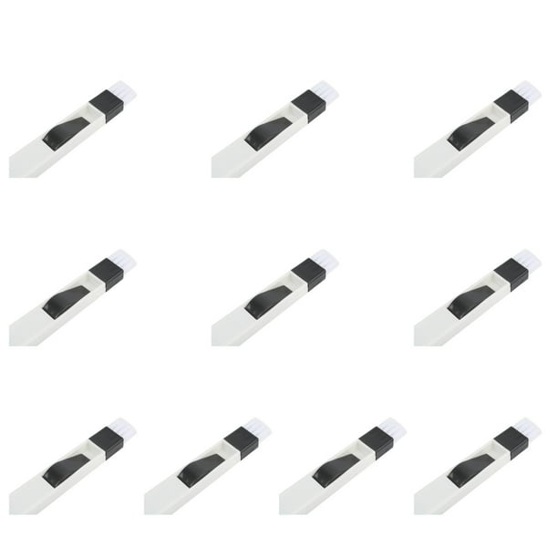 Bewildely Cepillo de limpieza de ranuras, 2 cepillos plegables multifuncionales, removedor de polvo para teclado Cranny, puerta de aire, de 10piezas