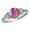 B, variant on Up to 65% off amlbb Womens Rings Clearance Ladies Fashion Sensation Mood Discoloration Open Ring