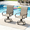 Brown, variant on Arlopu 2pcs Patio Swivel Chairs, Outdoor 360° Rocker Dining Chairs w/ High Back & Armrest for Garden Deck Backyard, All-Weather Textilene, Brown