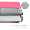 thumbnail image 5 of LLAYOO 11" Laptop Sleeve Case Soft Lining Cover Bag with Front Pocket & Accessories Pouch,Compatible with 11.6 MacBook Air for 11" Notebook Computer Tablet Chromebook(Bright Pink,Upgraded Version), 5 of 7