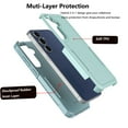 thumbnail image 3 of For Galaxy S25 FE 5G 2025 Case ,Sturdy Phone Case for Galaxy S25 FE 6.7 inch ,Tiflook Shockproof Protection Heavy Duty Armor Hard Plastic & Rubber Rugged Bumper 2-in-1 Case Cover ( Green ), 3 of 6