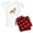 With Red Plaid Pant, variant on CafePress - ROUGH COLLIE Pajamas - Women's Short Sleeve Print T-Shirt and Pants Light Cotton Pajama Set
