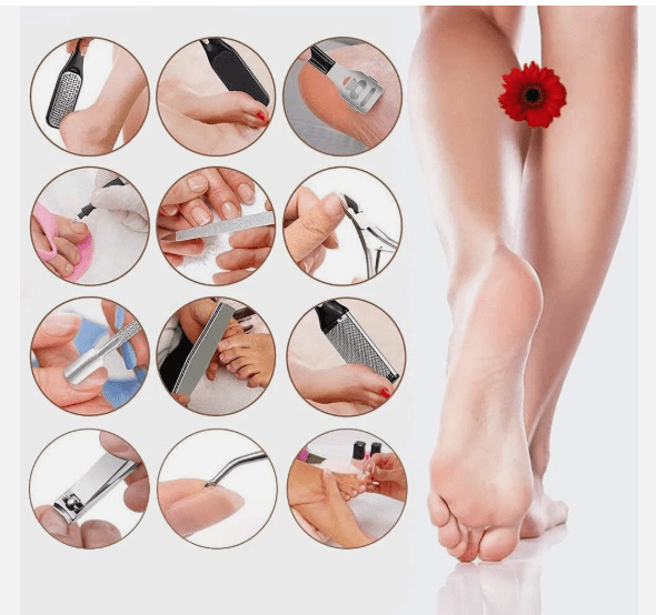 Electric Callus Remover for Feet – Portable Pedicure Foot File Callus Remover Kit