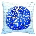 thumbnail image 3 of Betsy Drake NC989 18 x 18 in. Blue Sand Dollar No Cord Pillow, 3 of 3