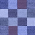 thumbnail image 1 of Ahgly Tapis d'Intérieur Lavable en Machine Carré Transitionnel Bleu Ciel, 8 Pieds Carré, 1 of 7