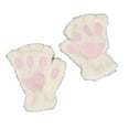 thumbnail image 1 of letairis Practical Fingerless Gloves For Versatile Anywhere Thoughtful Gifts Keeping Warm white, 1 of 6
