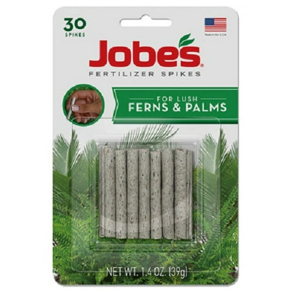 Jobe's 05101 30 Pack Of 16-2-6 Fern & Palm Fertilizer Spikes - Quantity of 6