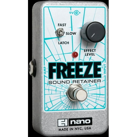 Electro Harmonix Freeze Sound Retainer Sustain Sustainer Pedal w/ Power Supply Part Number: