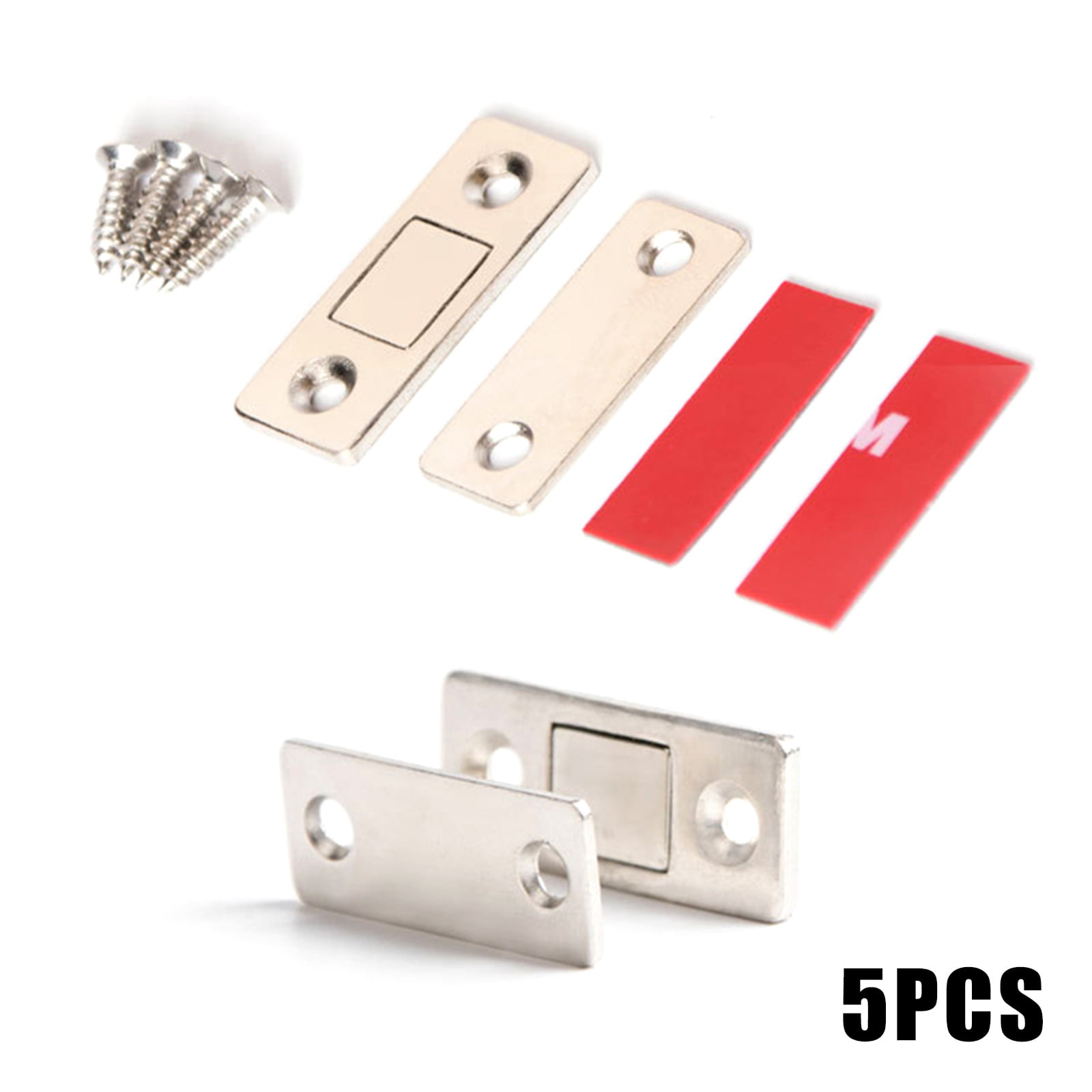 5Pcs Magnetic Door Catch for Kitchen Cabinet Cupboard Wardrobe Drawer Latch 
