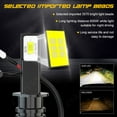 thumbnail image 3 of 6-piece LED Light Bulbs Kit White H1+H11+881 LED High&Low&Fog Beam Bulbs Plug&Play, 3 of 11