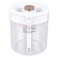 thumbnail image 3 of YAHHU 2L White Double‑Nozzle Mist Humidifier – Quiet, Long‑Lasting, USB‑Powered with Night Light & Transparent Tank, 3 of 13