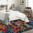 thumbnail image 4 of 2x3 Rugs Fox Area Rug, Colorful Animal Carpet for Living Room Bedroom Entryway Wildlife Patterned Indoor Home Decor, Non Slip Soft & Low Pile Small Washable Rug ZH&268, Red, 4 of 7