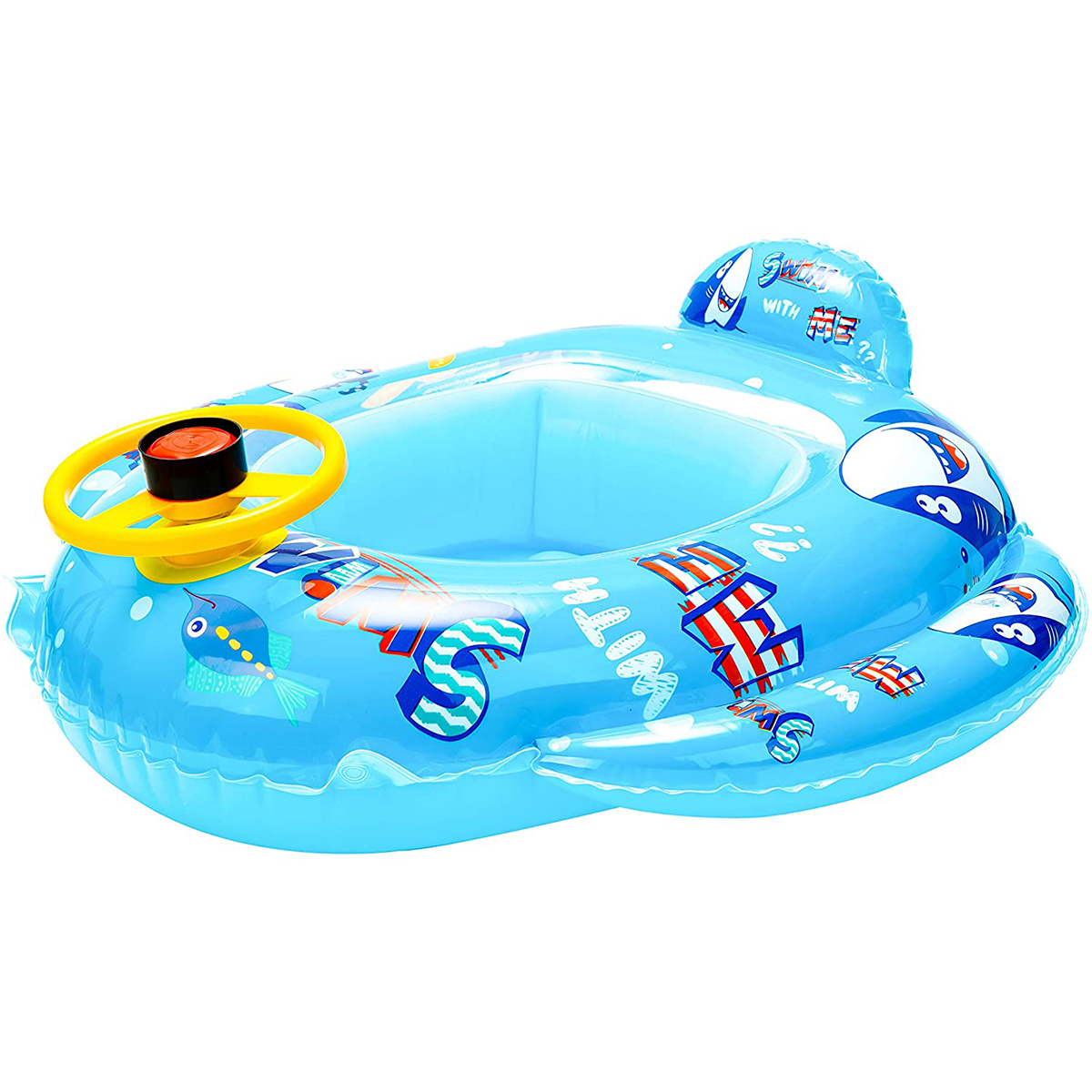 Baby Pool Float Shark Shaped Baby Swimming Pool Float Cartoon Swimming