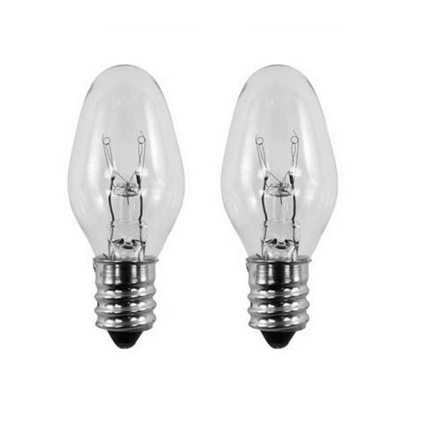 2Pack Bulbs for Scentsy PlugIn Nightlight Warmer Wax Diffuser, 15W