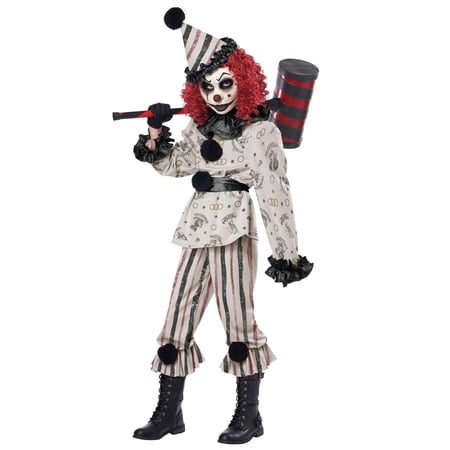 Deluxe Vintage Creeper Clown Women s Costume