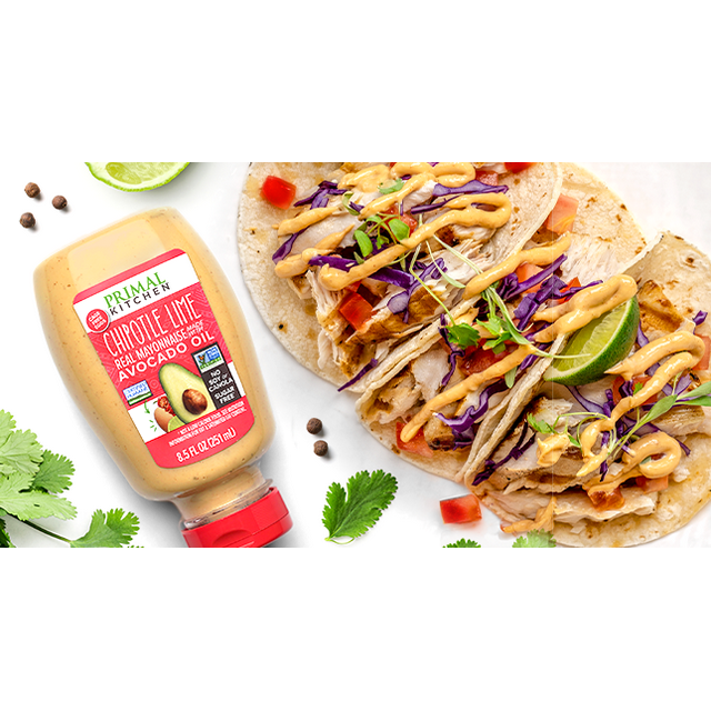 Primal Kitchen Chipotle Lime Mayo Squeeze Keto Paleo Whole 30 Certified Gluten-Free 3 Count 8.5 fl oz