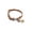 Khaki, variant on Polyester Cotton Breakaway Cat Collar with Bell Paw Pendant Cute Kitten Cat Collar,7.48-11.81inch,Brown.