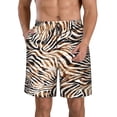 thumbnail image 1 of Fotbe Watercolor Zebra Trajes de Baño Estampados para Hombre, Shorts de Verano de Secado Rápido, Ropa de Playa, Bañadores-Small, 1 of 6