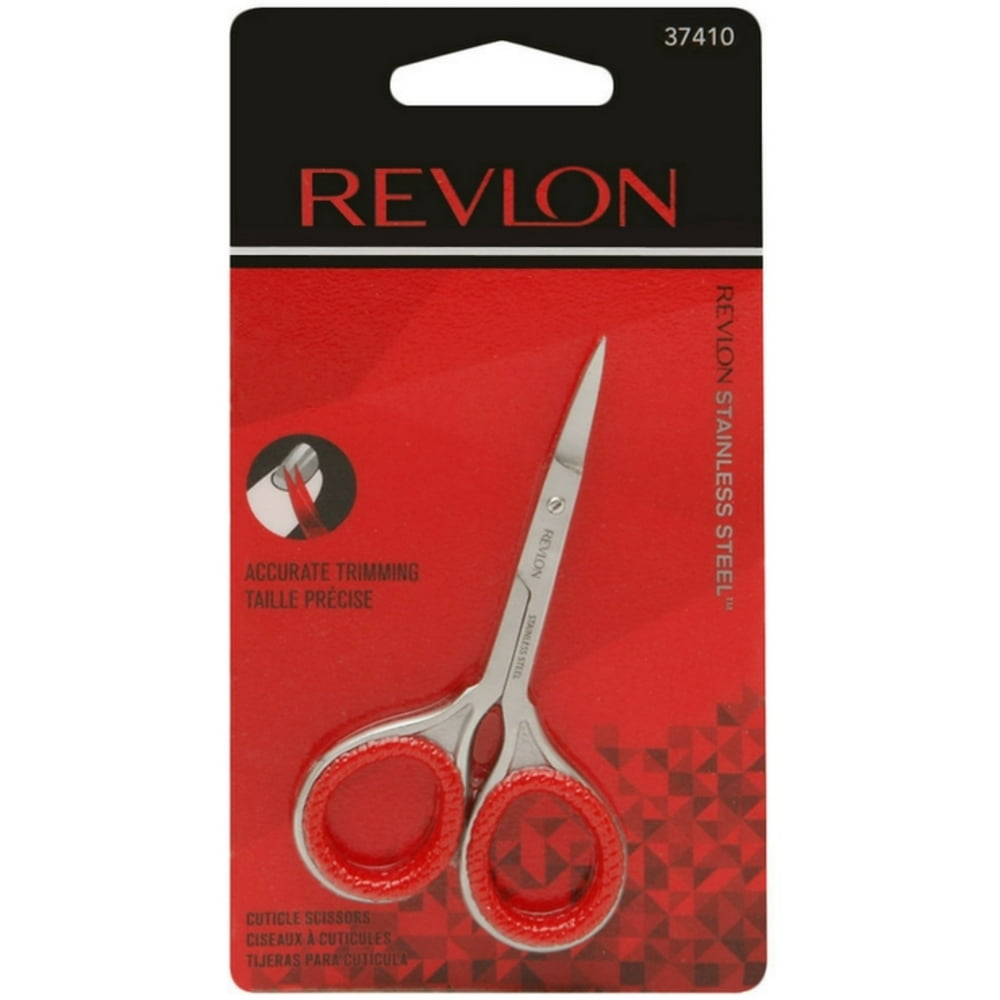 Revlon Cuticle Scissors, Curved Blade 1 ea