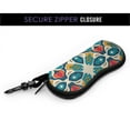 thumbnail image 6 of ZICANCN Sunglasses Soft Case, Geometric Morocco Style Shape Neoprene Zipper Eyeglass Case for Men Women, 6 of 9