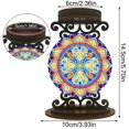 thumbnail image 4 of Portavelas Con Pintura Diamantes Mandala Adornos Aromaterapia, 4 of 7