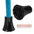 thumbnail image 3 of TABLZONE 4Pcs Cane Ends Plastic Black PVC Crutch Replacement Tips For, 3 of 7