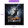 thumbnail image 5 of Happy Halloween Labrador Retriever Witch Pumpkins Bats Shower Curtain Lab Dog Lover Gifts Waterproof Bathroom Bathtub Curtain - 13012, 5 of 5